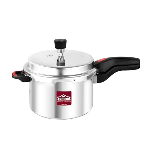 Summit Outer Lid 7.5 Litre Supreme Aluminium Pressure Cooker |Non Induction Base| - Image 1