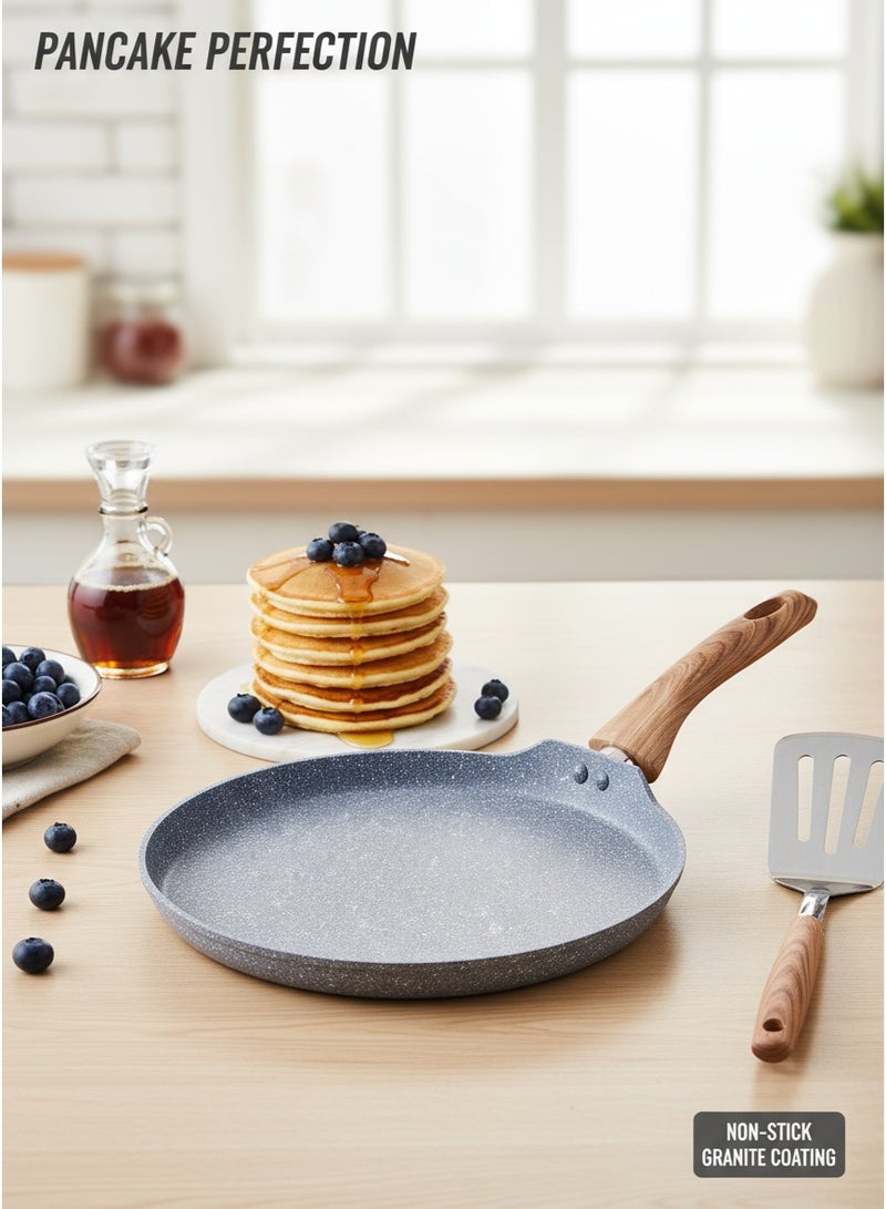 British Chef Marble Coated Pizza Pan - 5 Layer Nonstick Coating With 3mm Thick, Induction Bottom- 28 Centimeter - Image 5