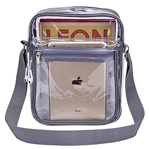 USPECLARE Clear Purse for Stadium Events Clear Messenger Bag for Men and Women - Image 2
