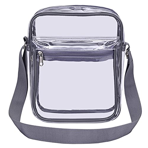 USPECLARE Clear Purse for Stadium Events Clear Messenger Bag for Men and Women - Image 1