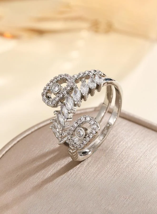 Silver Embellished Ring