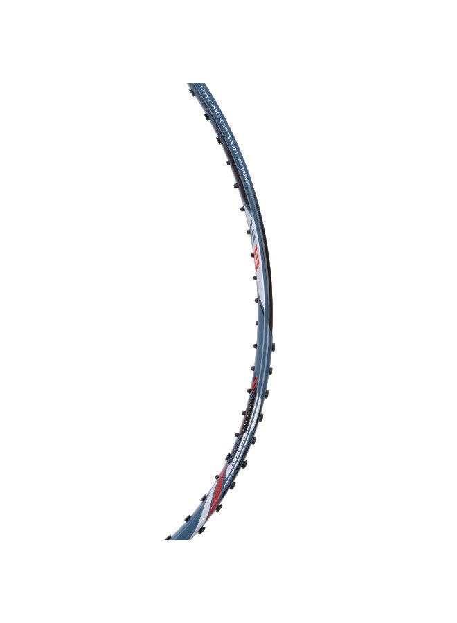 لي-نينج هاندرد Cult 79 خفيف الوزن ألياف الكربون مضرب تنس ريشة مشدود with Full Racket Cover Navy/Light Gold - تصميم خفيف عالي الأداء للعب الاحترافي - Image 5