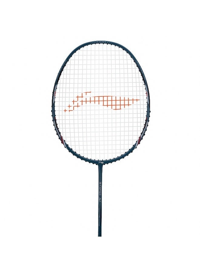 Li-Ning Li_Ning G-Force X5 Carbon Fibre Badminton Racket Strung Badminton Racket with Free Full Cover(82 Grams, 28 Lbs) (Cool Grey/White) - Premium Badminton Racquets for Performance, Durability and Everyday Use - Image 2