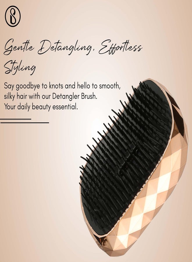 Beauté Secrets Detangling Hair Comb Brush, Detangler Hair Brush for Women Men & Kids Use in Wet and Dry Hair - Image 2