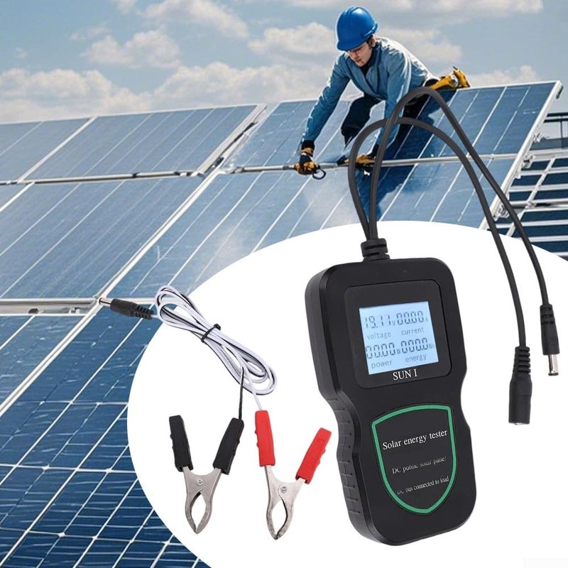Solar Panel Tester 100W Portable Multimeter For Real Time Monitoring Maximum Power Point Electrical Output - Image 3