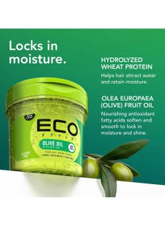 ECO Olive Oil Hair Styling Gel 236ml  - Image 3