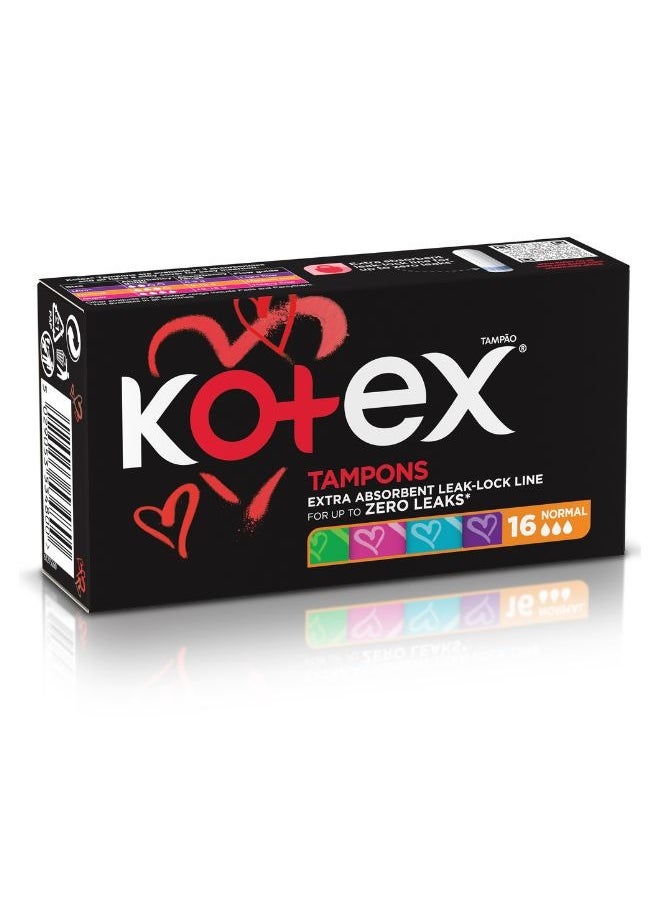 Kotex - Tampon Normal 16 Pcs - Image 1