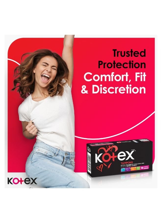 Kotex - Tampon Normal 16 Pcs - Image 1