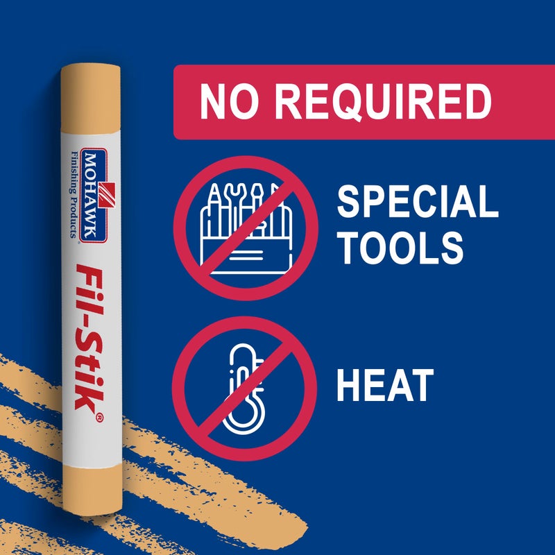 M MOHAWK Mohawk Fil-Stik Wax Putty Stick for Wood Repair, Light Golden Oak M230-0415, 1 Count - Image 3