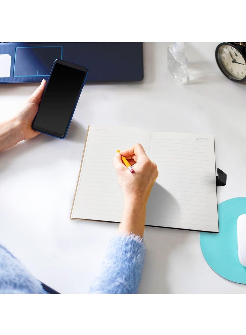 Generic A5 Notebook, Business Notebook, Diary, Notebook, Travel Book, Notebook with Pen Holder, 320 Pages and 80gsm Premium Paper for Office, Home, School, Business, Writing Diary Grey - Image 5