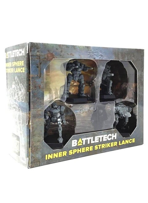 Battletech: Inner Sphere Striker Lance Miniature Force Pack Grey
