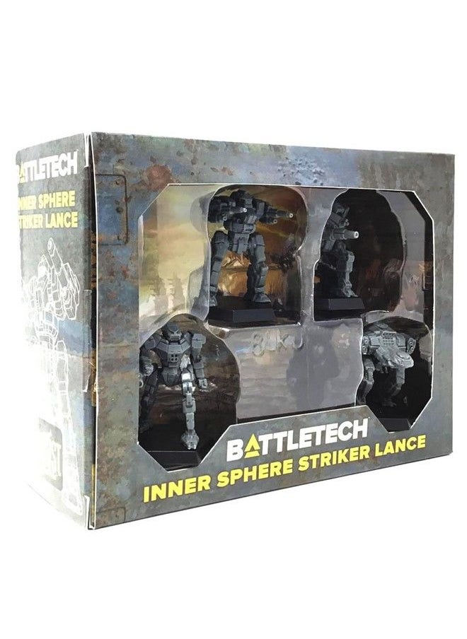 Catalyst Game Labs Battletech: Inner Sphere Striker Lance Miniature Force Pack Grey  - Image 1