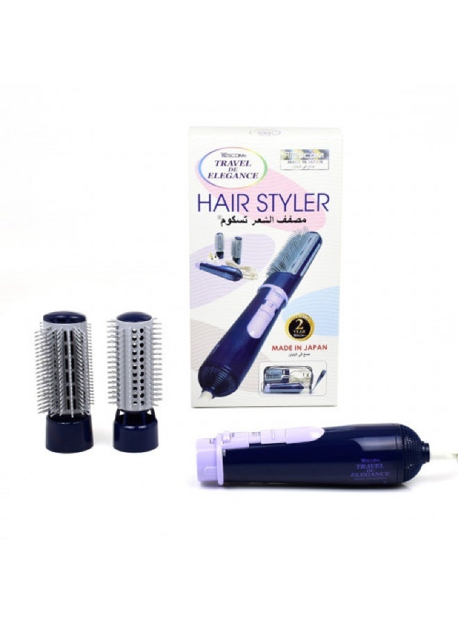 تيسكوم استشوار الشعر قطعتين من تسكوم