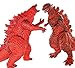TwCare Set of 2 Monster Legendary Fire Shin Figure Flaming King of The Monsters Toys Movable Joints Burning Action Movie Dragon Dinosaur Series Soft Vinyl Carry Bag - Image 3
