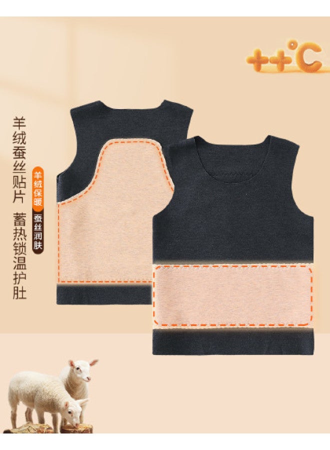 Children's Wear Boys' Autumn And Winter Fashion Versatile Warm Vest Warm Clothing - Image 1