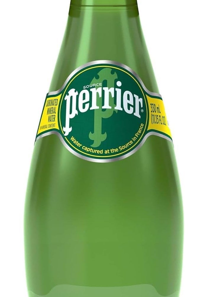 Perrier Sparkling Natural Mineral Water 330 ml - Pack of 24 - Image 2