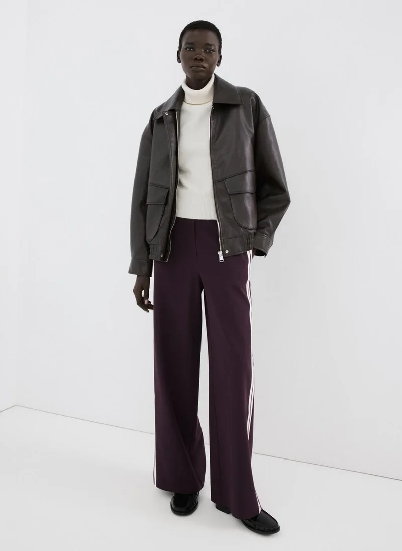 Mango  Combined striped trousers for Women | Best Price UAE