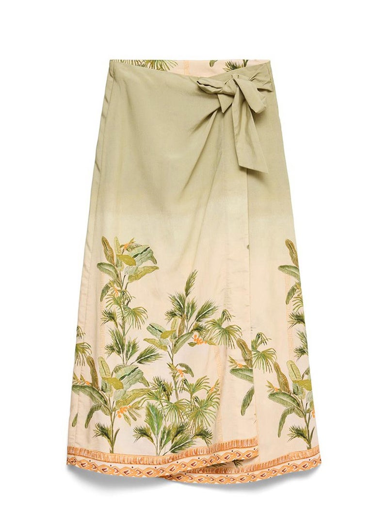 VERO MODA Women's VMHEATHER High-Waist Wrap Woven Skirt - Image 5