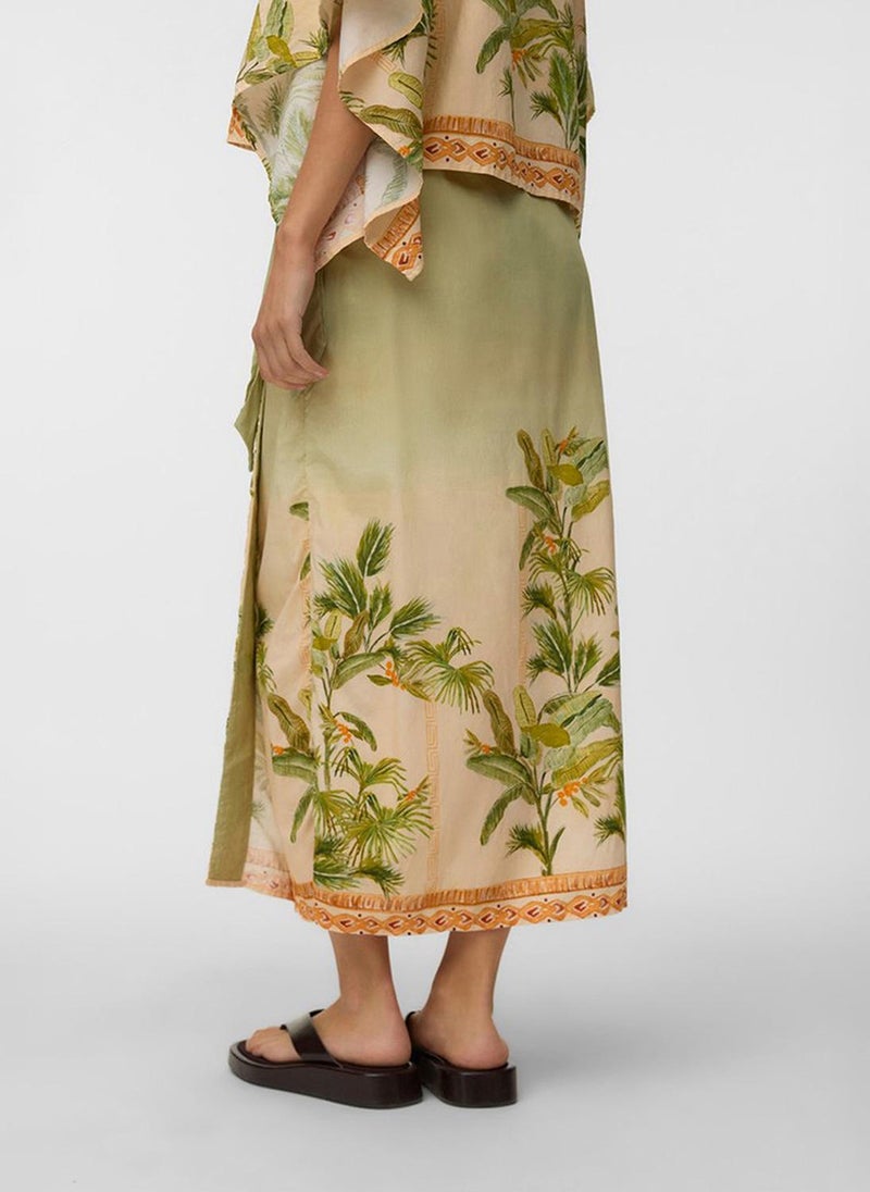 VERO MODA Women's VMHEATHER High-Waist Wrap Woven Skirt - Image 3