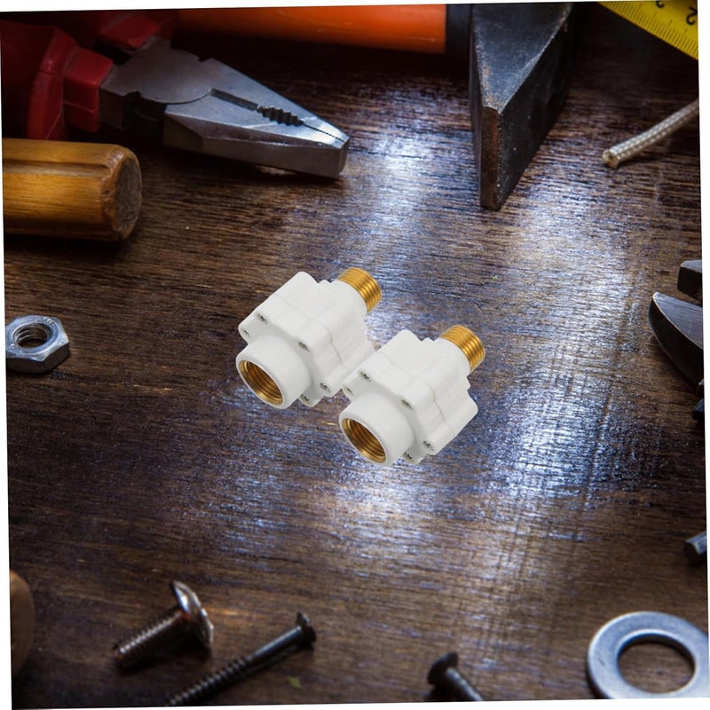 2pcs Electric Water Heater Anti-Leakage Device Kitchen Bathroom Leakage Protection Integrated Copper Head for Solar Easy Installation and Electric Shock Prevention Accessories - Image 4