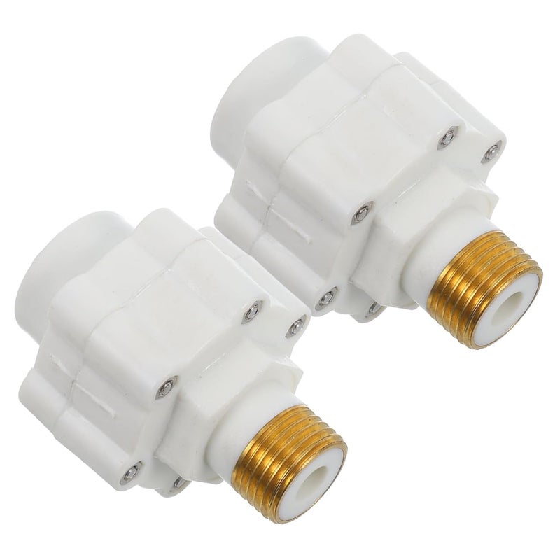 2pcs Electric Water Heater Anti-Leakage Device Kitchen Bathroom Leakage Protection Integrated Copper Head for Solar Easy Installation and Electric Shock Prevention Accessories - Image 1