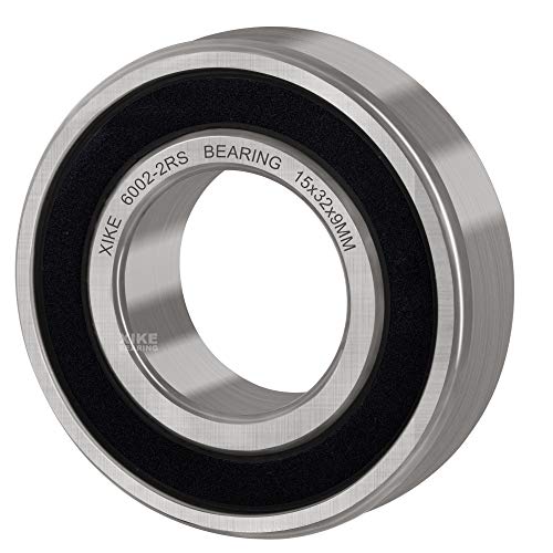XiKe 10 Pcs 6002-2RS Double Rubber Seal Bearings 15x32x9mm, Pre-Lubricated and Stable Performance, Deep Groove Ball Bearings for Electric Motor - Image 5