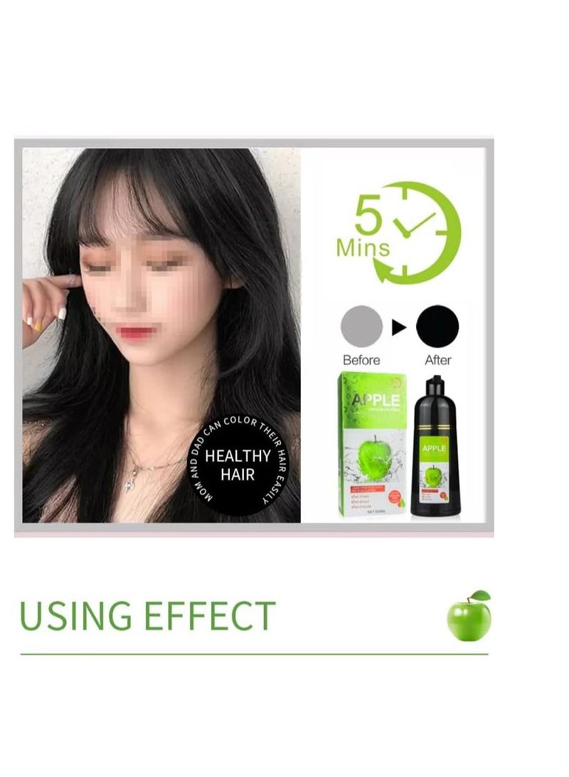 MOKERU Apple Ammoneia Free Black Hair Dye Cream - Image 3