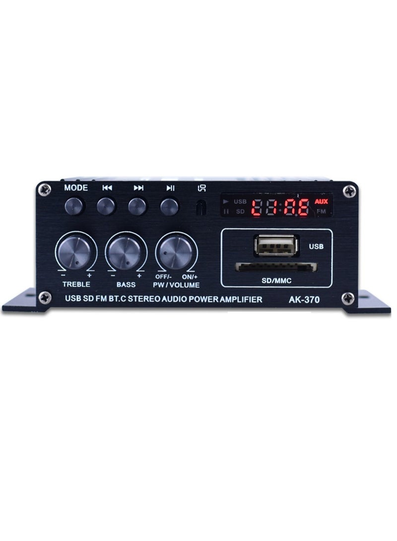Mini Audio Power Amplifier Portable Sound Amplifier Speaker Amp for Car and Home - Image 2