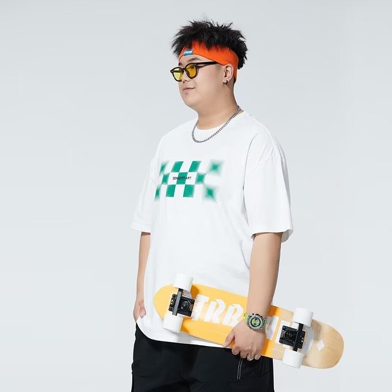 Pure Cotton American Retro High Street Short-Sleeved T-Shirt Men'S Fashion Brand Niche Oversize Loose T-Shirt - Image 2
