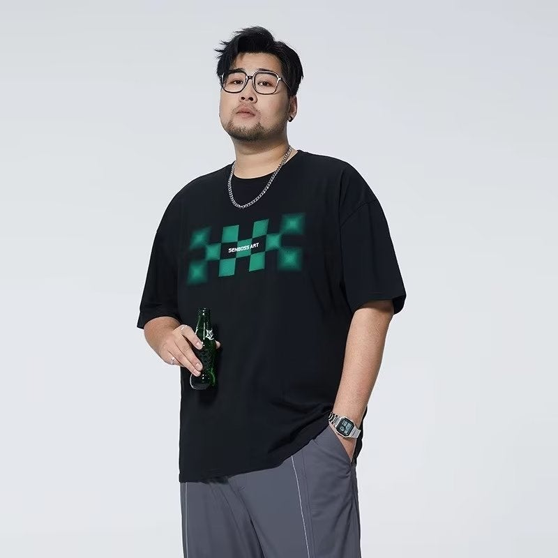Pure Cotton American Retro High Street Short-Sleeved T-Shirt Men'S Fashion Brand Niche Oversize Loose T-Shirt - Image 3