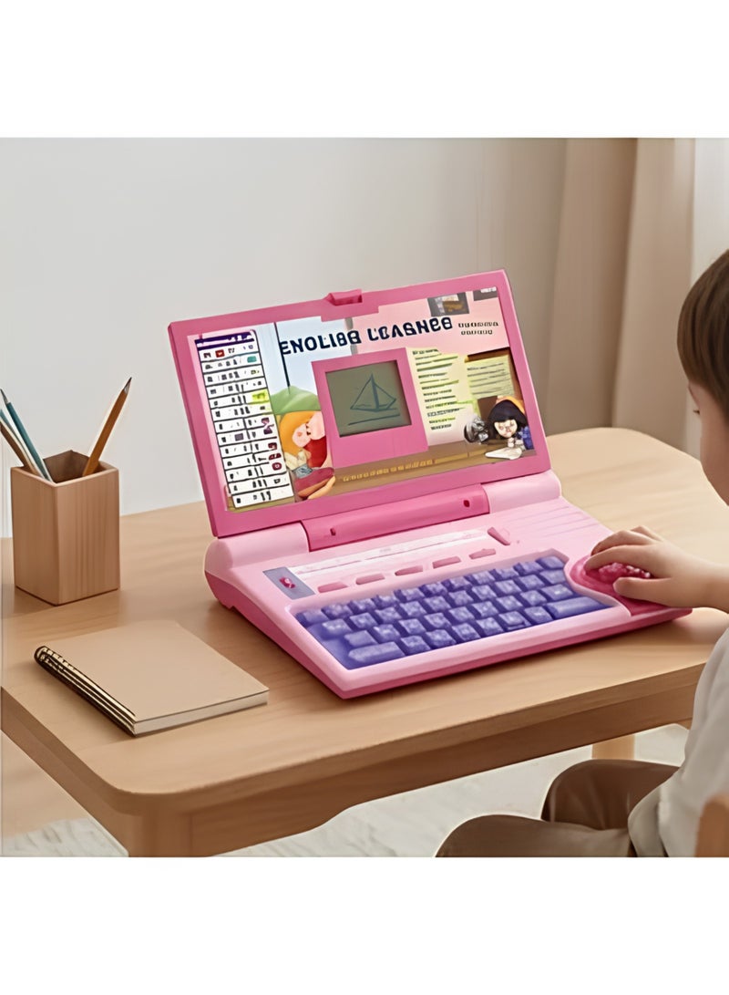 TOY GARDEN Kids Learning Tablet Laptop Toy with Interactive Buttons Sound and Light – Pretend Educational Computer for Boys and Girls ABC Numbers Music Early Learning Birthday Gift - Image 2