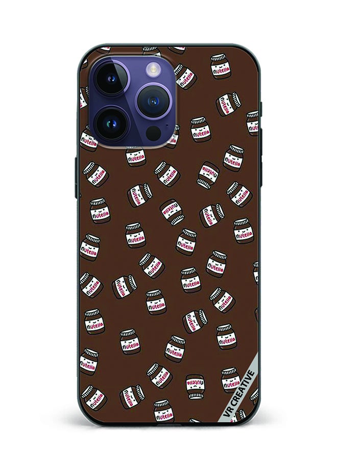 VR CREATIVE Protective Case Cover For Apple iPhone 16 Pro Max Nutella Design Multicolour