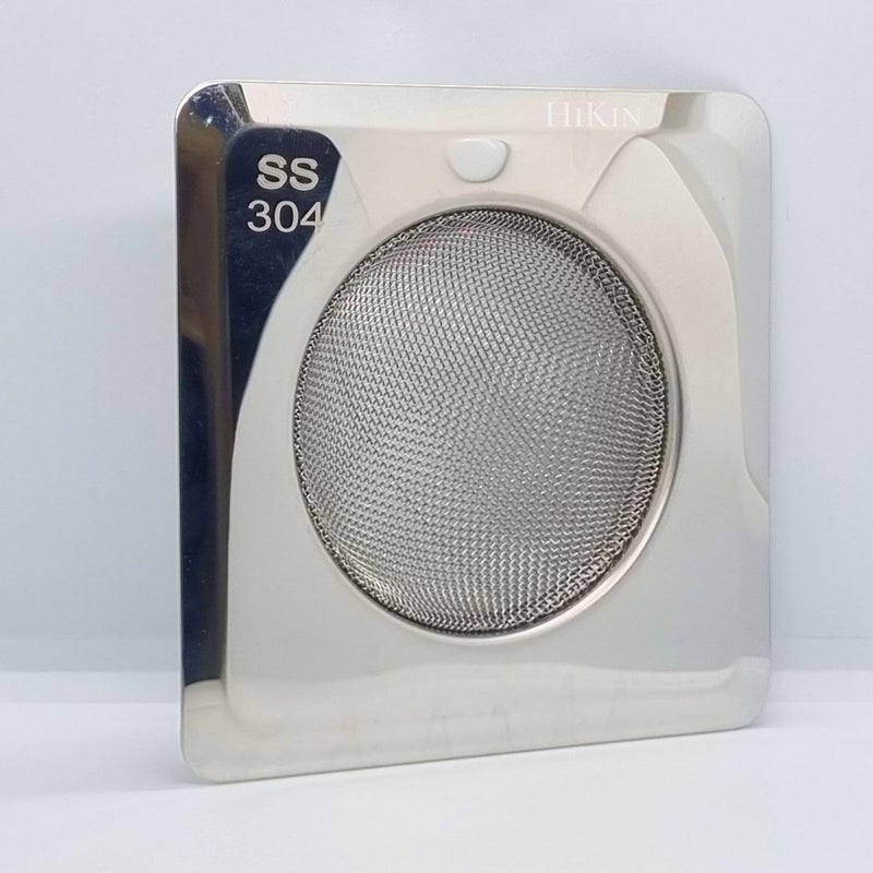 HIKIN SUPERMARKET™ 2025 Upgrade Square Stainless Steel Kitchen Strainer 11 CM Sink Jali, Drain Filter, Anti Clogging Mesh Hair Catcher Drain Cover (ONLY for Square Sink) - Image 2