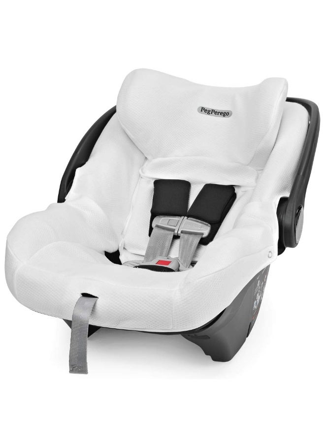 Peg Perego Primo Viaggio 4-35 Infant Car Seat Clima Cover - Accessory - White-Compatible with Any Primo Viaggio Infant car seat - Image 1