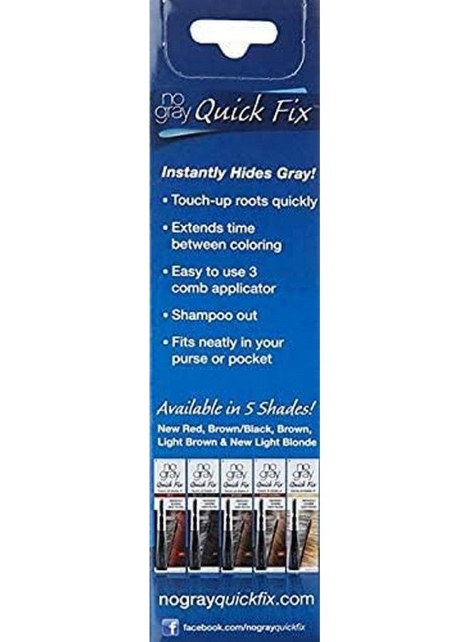 No Gray Quick Fix Instant Touch-Up for Gray Roots (Set of 2, Brown (M. Brown)) - Image 4