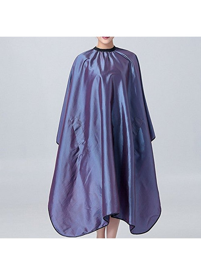 OLizee OLizee Hair Cut Hairdressing Cape Cloth Apron Stretch Out Hand Waterproof Salon Barber Gown 57 x 63", (Purple)  - Image 3