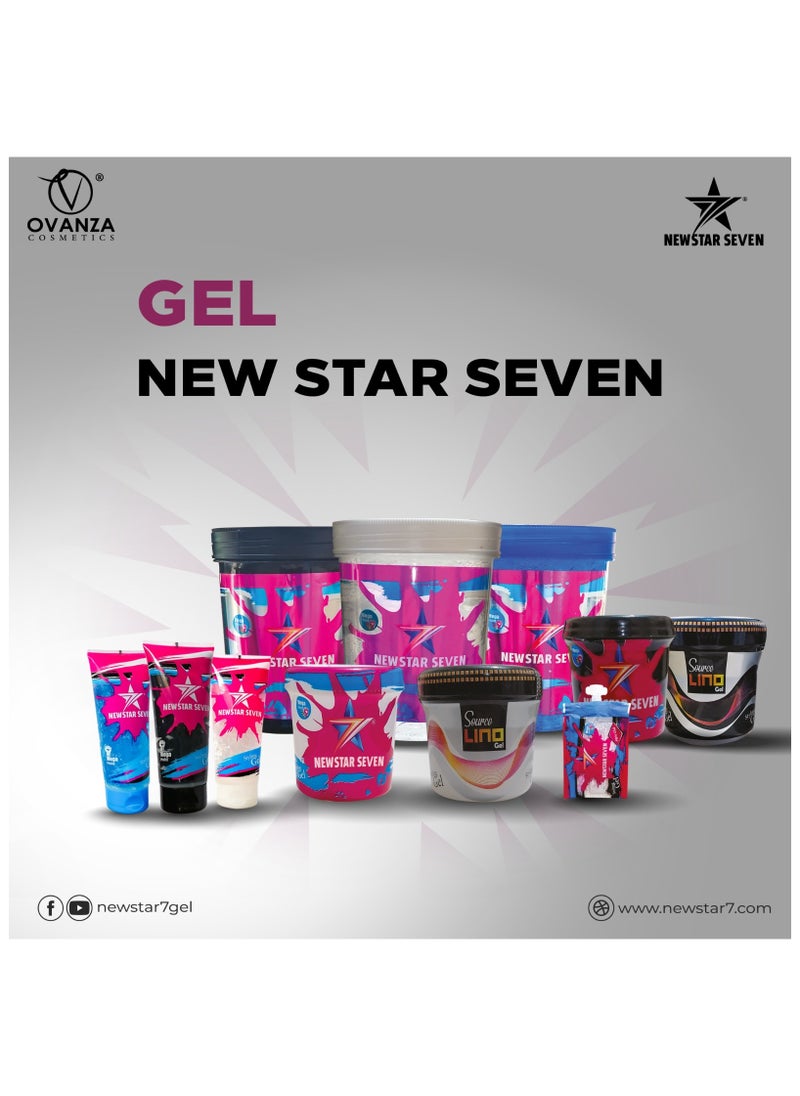 OVANZA - Hair Gel NEW STAR 7 Blue 250 ML Permium - Image 1