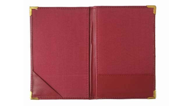 GREESHMA Bill Folder for Hotel and Restaurant with Credit Card Slot Receipt Pocket for Hotel and Restaurant, Guest Check Folder (Set of 6) - Image 2