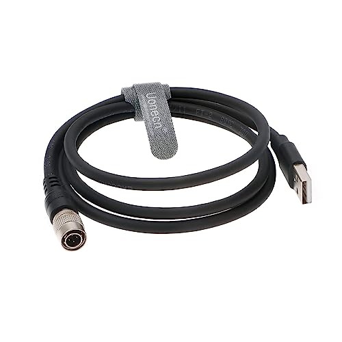 Uonecn USB Plug to 4 pin Male Hirose Connetor Data Cable for Computer for Camera. - Image 1