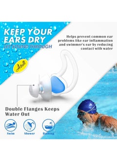 Hearprotek [2 Pairs] Swimmer Ear Plugs, Custom-fit Water Protection Adult Swimming Earplugs for Swimmers, Pool, Shower, Bathing and Other Water Sports  - Image 3