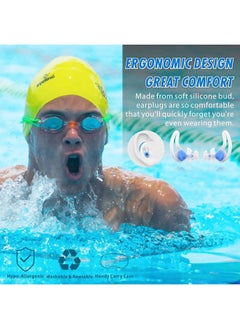 Hearprotek [2 Pairs] Swimmer Ear Plugs, Custom-fit Water Protection Adult Swimming Earplugs for Swimmers, Pool, Shower, Bathing and Other Water Sports  - Image 4