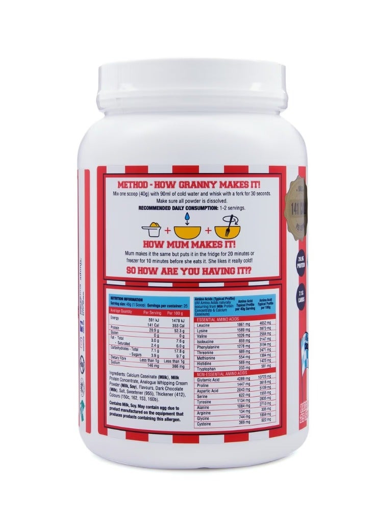 آدونیس عجينة الكوكيز، بروتين الكازين، نكهة زبدة الفول السوداني والكراميل، 1 كجم - Image 2