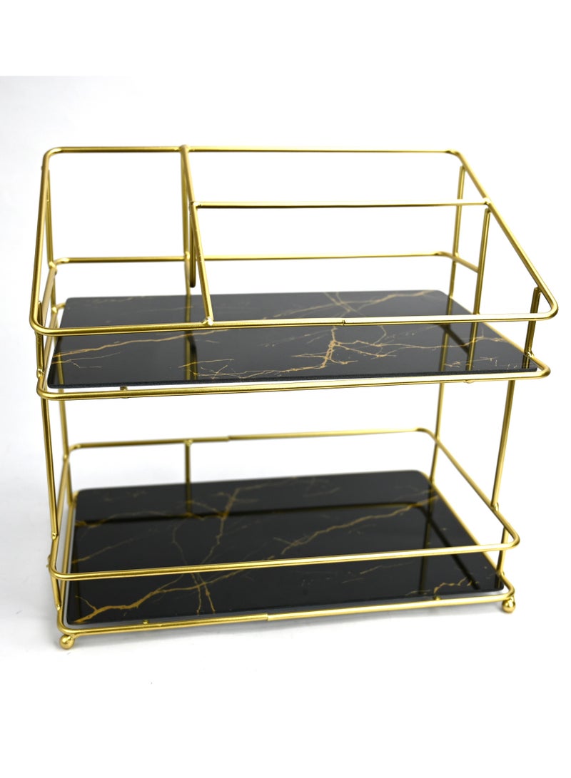 2 Layer Rectangular-Shape Tray