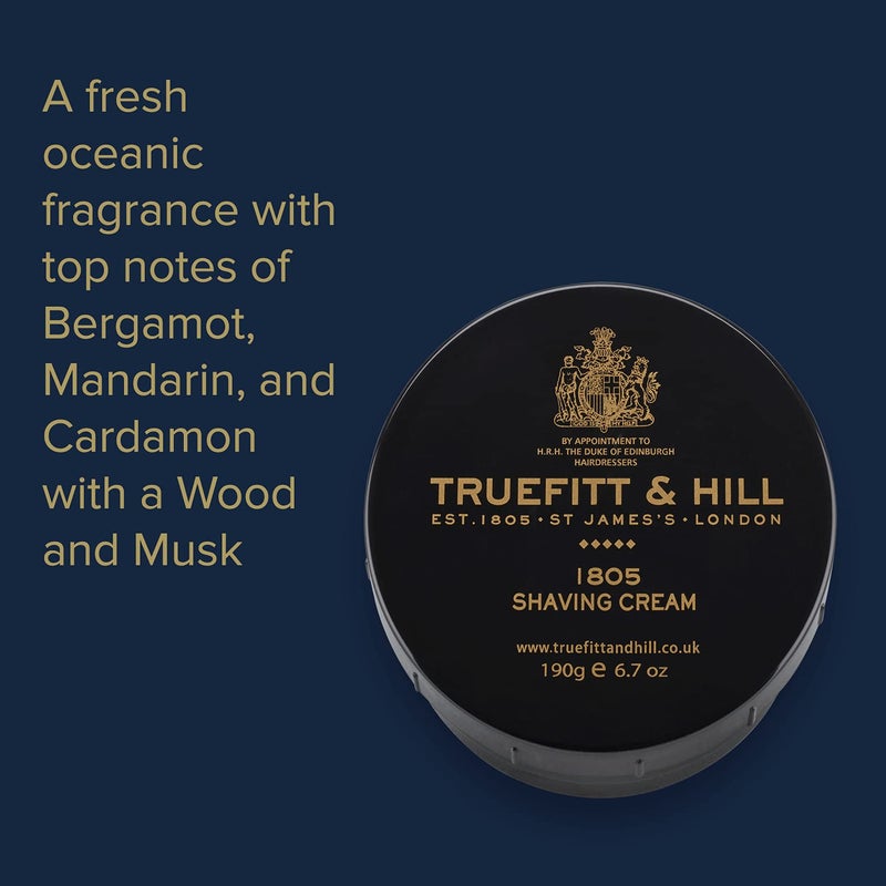 Truefitt & Hill Shaving Cream Bowl - Sandalwood | Smooth Glide for Incredibly Close, Yet Comfortable Hydrating Shave, 6.7 ounces - Image 3