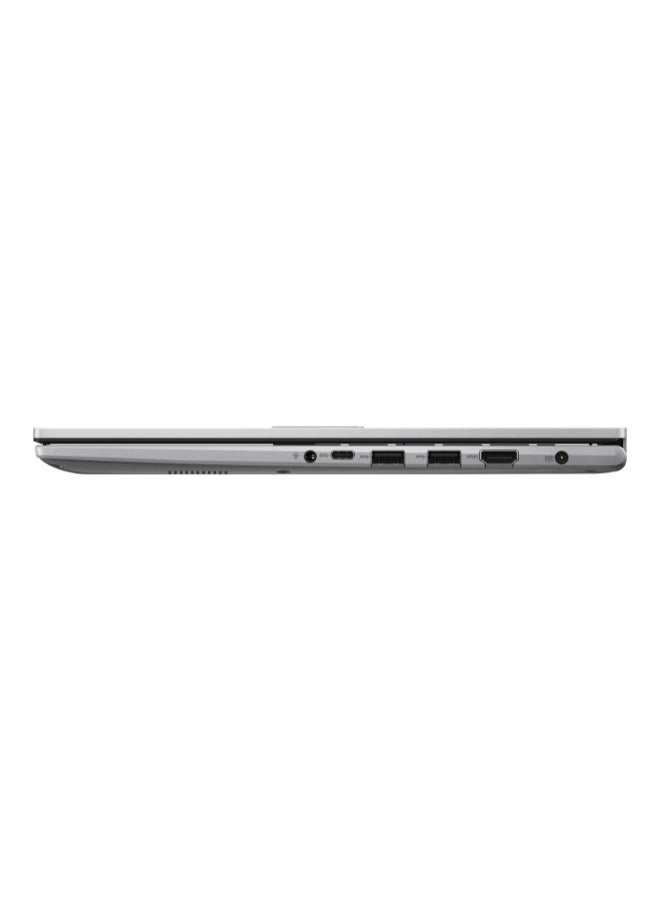 أسوس لابتوب Vivobook 15 بشاشة 15.6 بوصة عالية الدقة بالكامل (1920×1080) بتردد 60 هرتز، معالج Intel Core 5 120U، ذاكرة وصول عشوائي 16 جيجابايت DDR5، قرص صلب SSD بسعة 512 جيجابايت، معالج رسومات Intel UHD، نظام التشغيل Windows 11، يدعم اللغتين الإنجليزية والعربية، لون فضي أنيق الإنجليزية/العربية فضي أنيق - Image 5