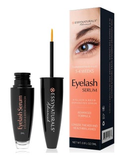 Essynaturals Premium Eyelash Growth Serum for Longer, Fuller, Thicker Lashes
