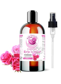 Bella Terra Oils Bella Terra Oils  Organic Rose Water Mist 16oz  Infused with Authentic Rose Essence Elevate Your Daily Beauty Ritual Essential for Skin Hydration 