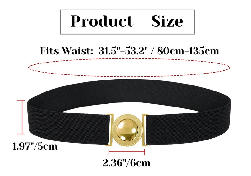 DAZCOS Men's Elastic Adjustable Cosplay Belt - Image 2
