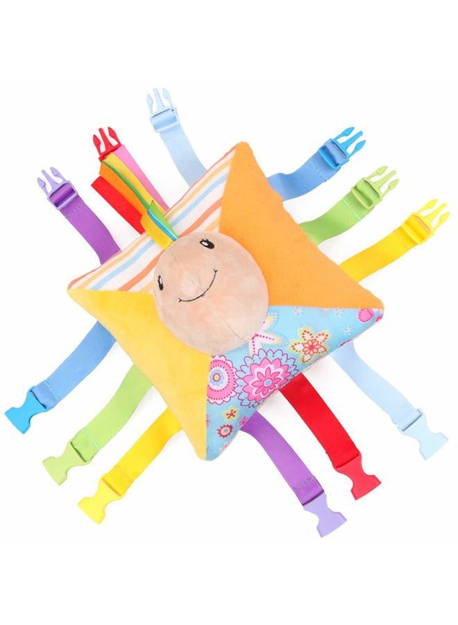 Liyic Buckle Toy - Toddler Early Learning Basic Life Skills Children's Plush Travel Activity.Game, Children, Baby Toddler Educational Learning, Game, Buckle, Plush Soft Travel Toy, - Image 1