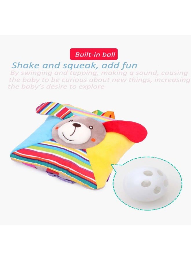 Liyic Buckle Toy - Toddler Early Learning Basic Life Skills Children's Plush Travel Activity.Game, Children, Baby Toddler Educational Learning, Game, Buckle, Plush Soft Travel Toy, - Image 4